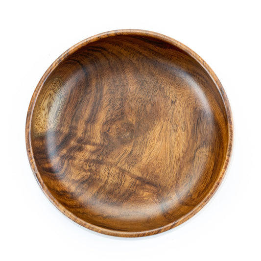 Baro Sheesham Wood Bowl | Medium Round Serving Bowl | Single