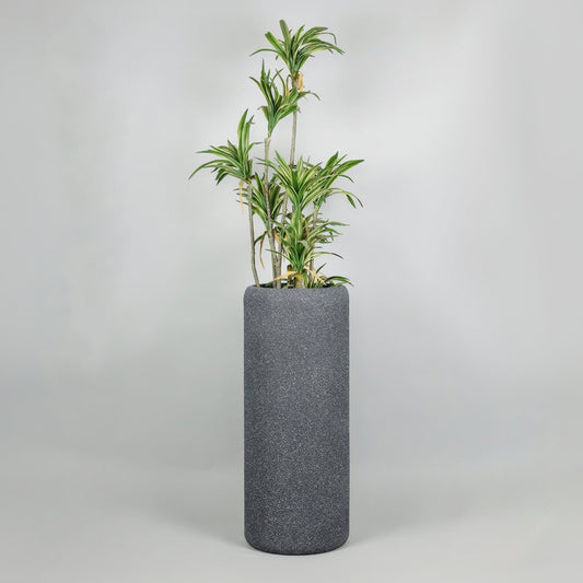 Daisy Rustic Granite Fiberglass Planter