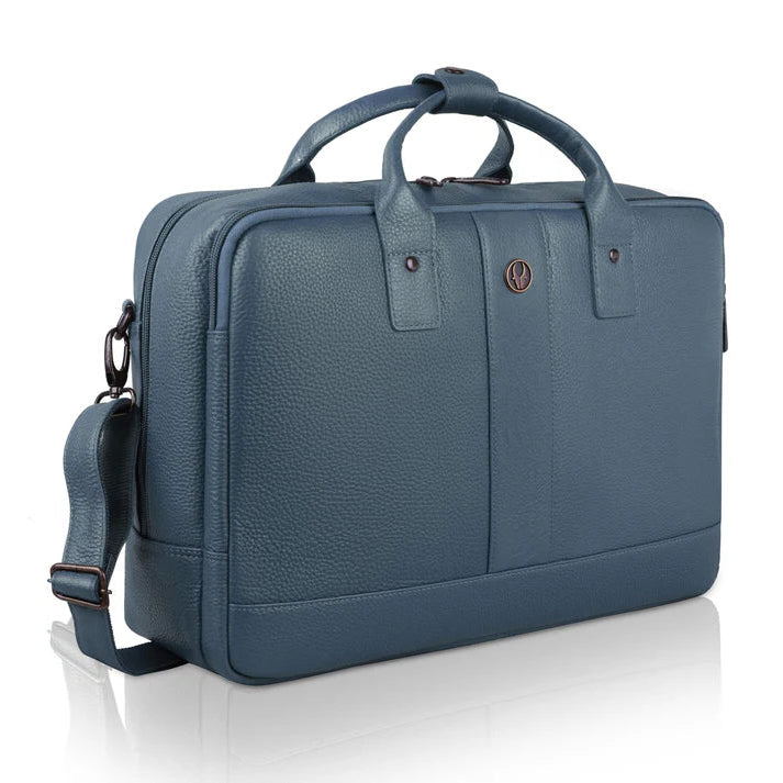 Wildhorn Slim Genuine Leather Office Bag for Men & Women | Vintage Shoulder Satchel