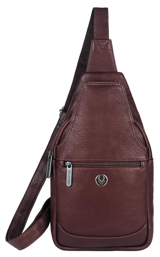 Wildhorn Premium Genuine Leather Sling Crossbody Bag