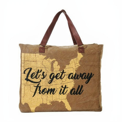 Let’s Get Away Weekender Handbag For Men & Women