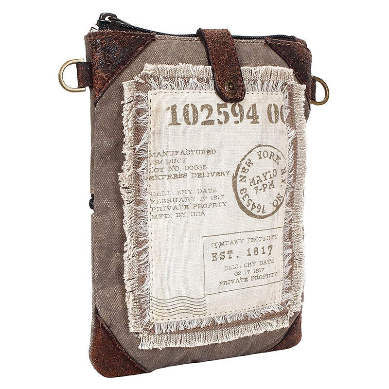 Artaflora – 100% Cotton Canvas Small Sling Crossbody Bag with Stylish Design for Women