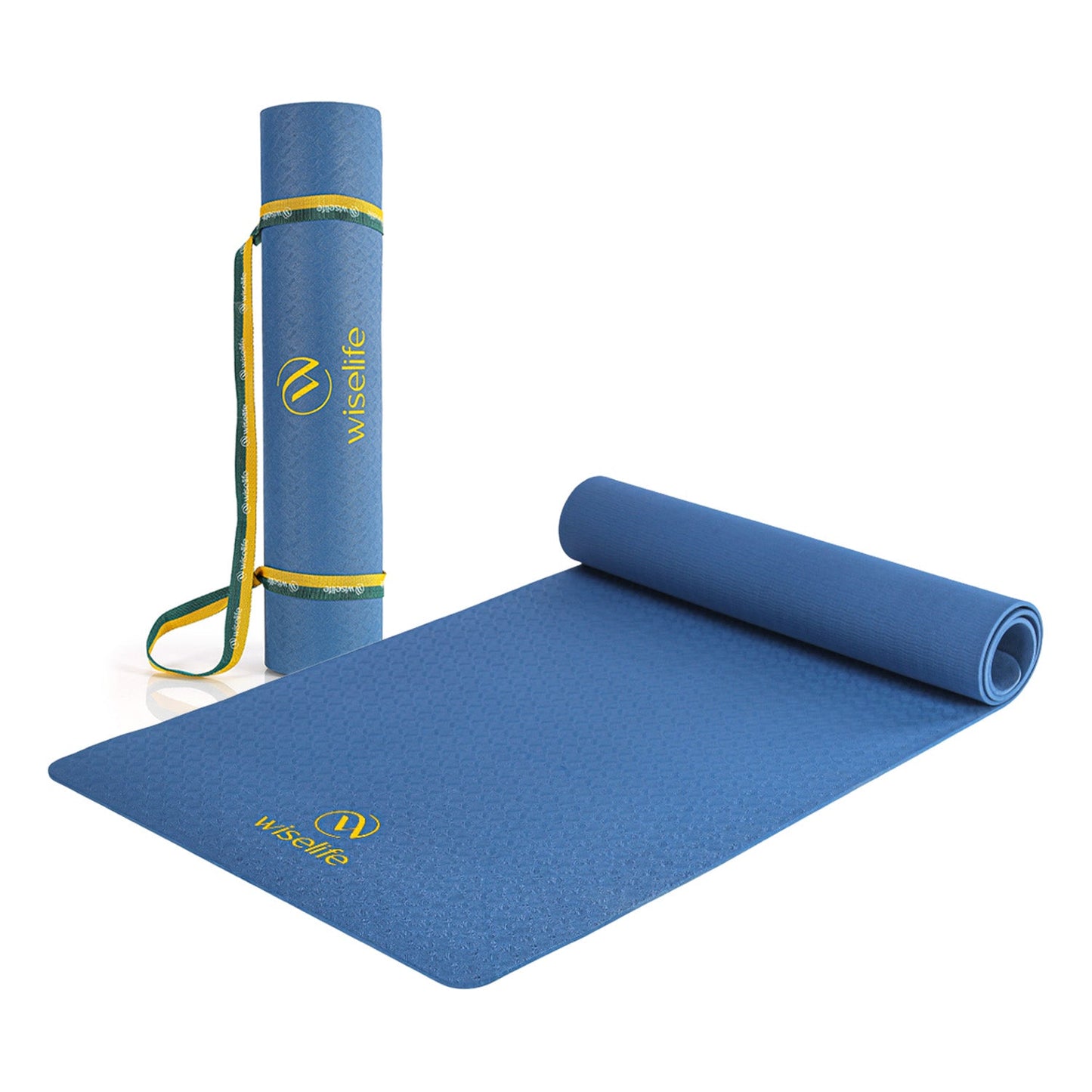 Wifelife Classic TPE Yoga Mat - 6mm Midnight Blue