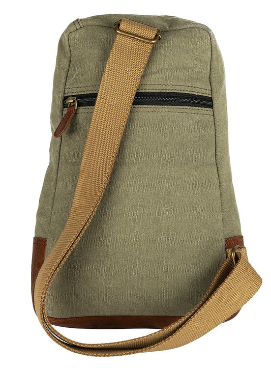 Artaflora – Canvas Upcycled Messenger Crossbody Vintage Sling Bag with Stylish Design both for Men and Women