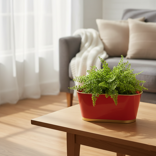 Iron Oval Hanging Pot