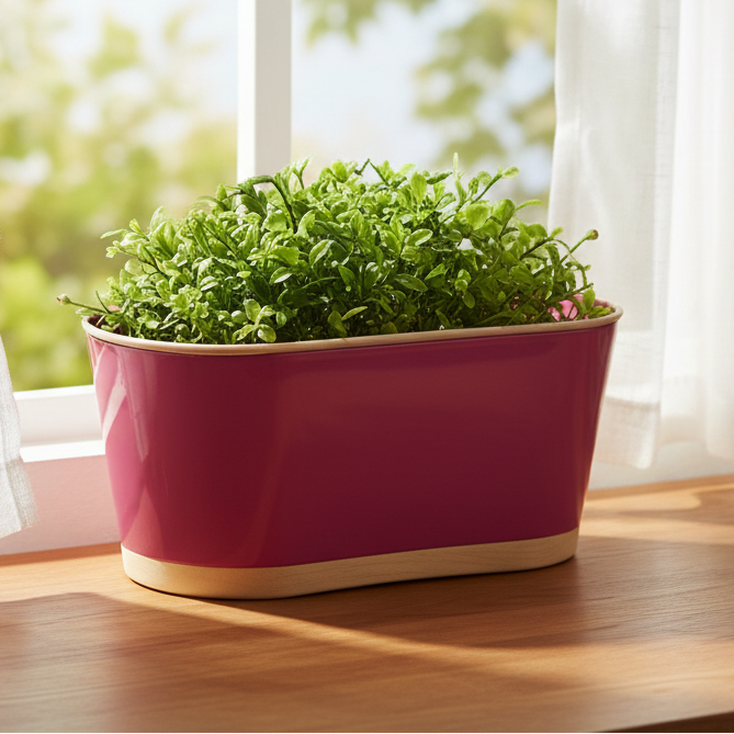 Iron Oval Hanging Pot