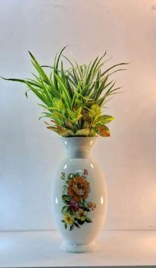 Large Handcrafted Metal Vase