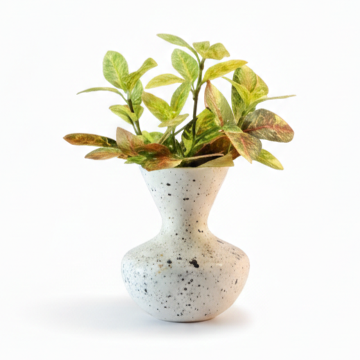 Hourglass-Shaped Metal Planter