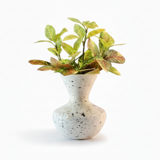 Hourglass-Shaped Metal Planter