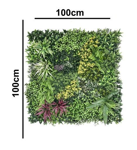 Colourful Jungle Vertical Garden 100cmx100cm