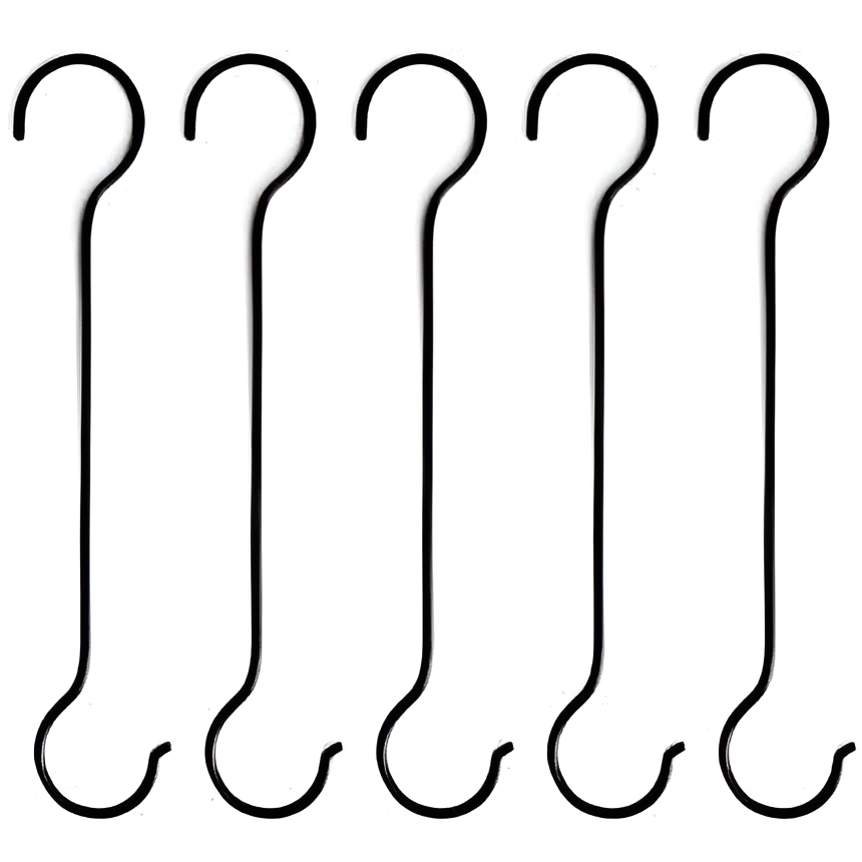 Medium S Hook – Set of 10 Iron Hangers
