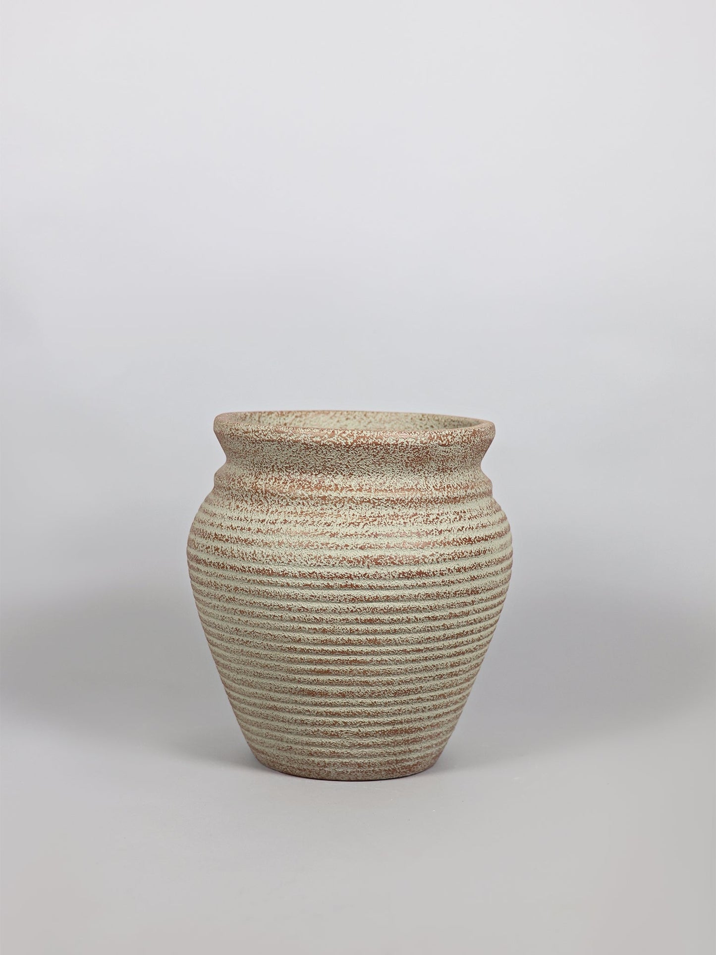 Basil Traditional Rust Patina Fiberglass Planter