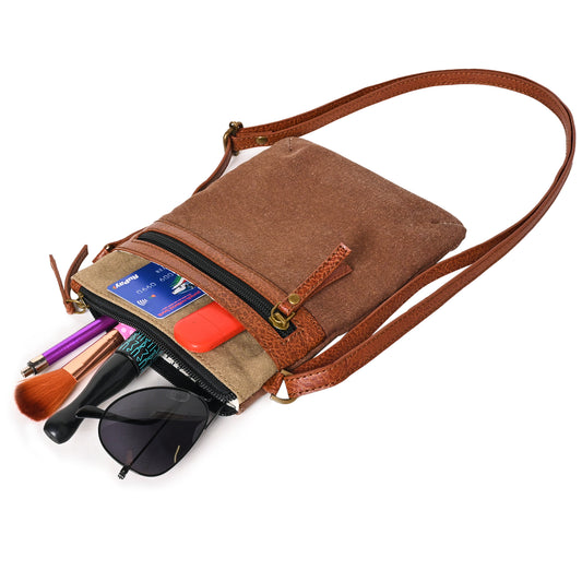 Small Messenger Crossbody Bag with Stylish Design for Girls and Women