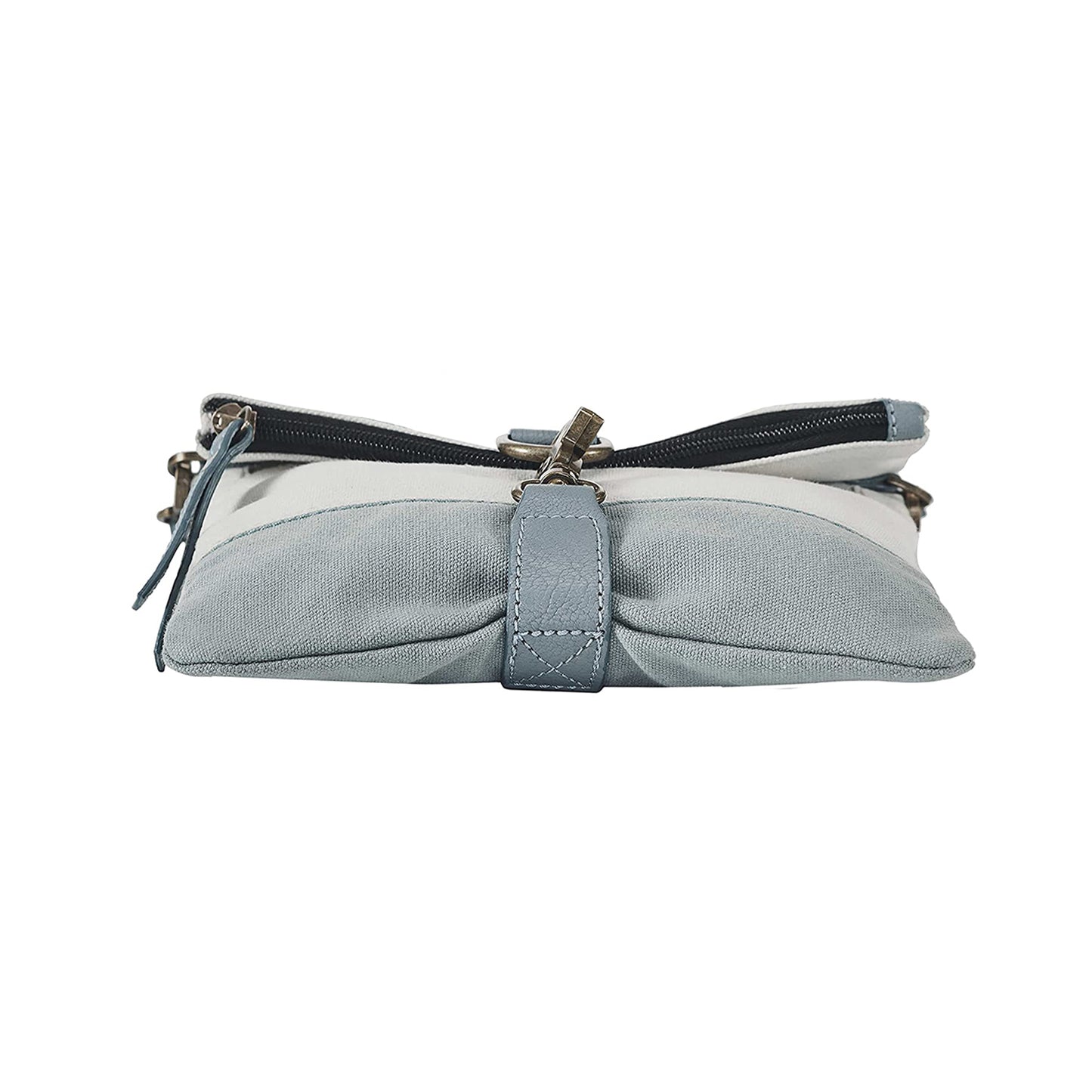 Artaflora – Women’s and Girls Finley Canvas Bag Recycled Sling Bag (Ocean) (Blue)