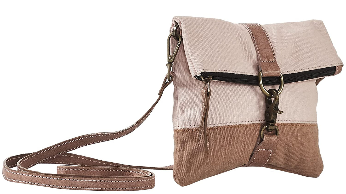 Artaflora – Finley Canvas Bag Recycled Sling Bag For Women and Girls (Black)