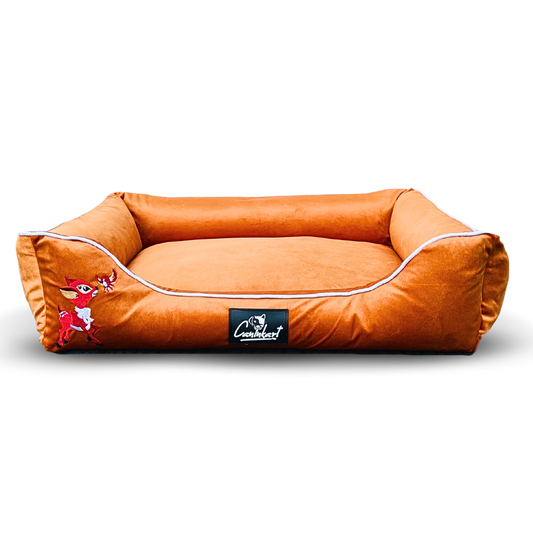 Premium Embroidered Dog Lounger