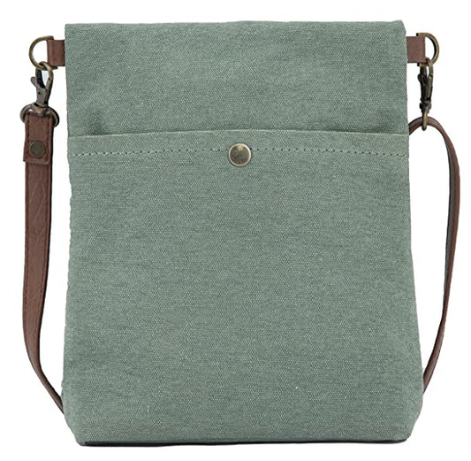 Artaflora – 100% Cotton Canvas Small Messenger Crossbody Vintage Sling Bag with Stylish Design for Women