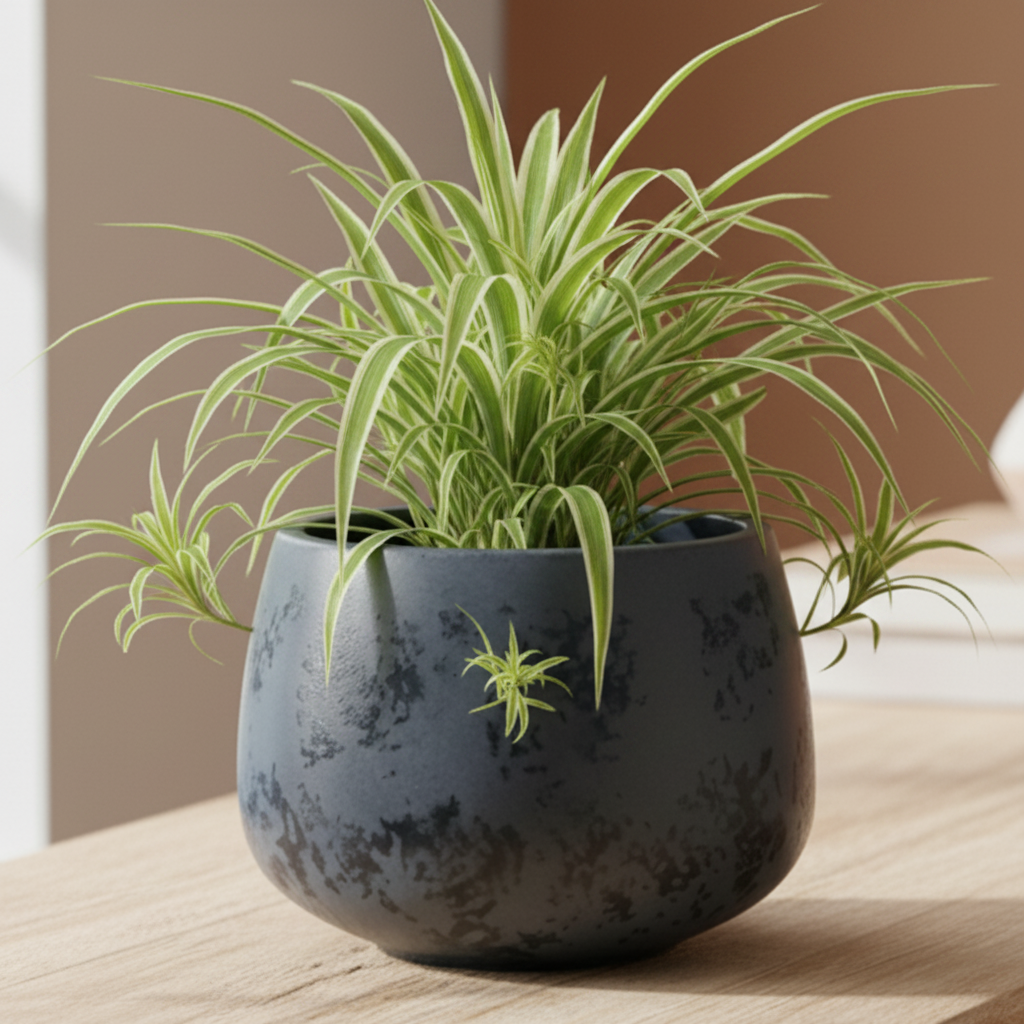 Graphite Patina Terracotta Planter