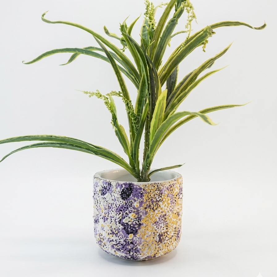 Celestial Dots Terracotta Planter