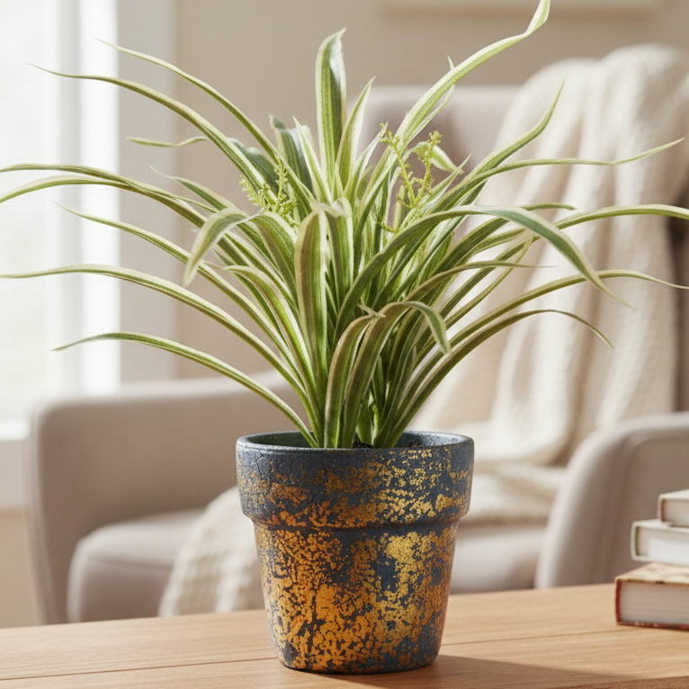 Speckled Granite Terracotta Planter