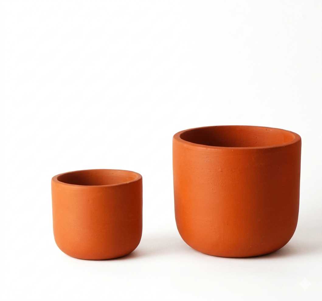 Rustic Hearth Terracotta Planter Set