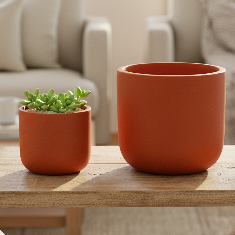 Rustic Hearth Terracotta Planter Set