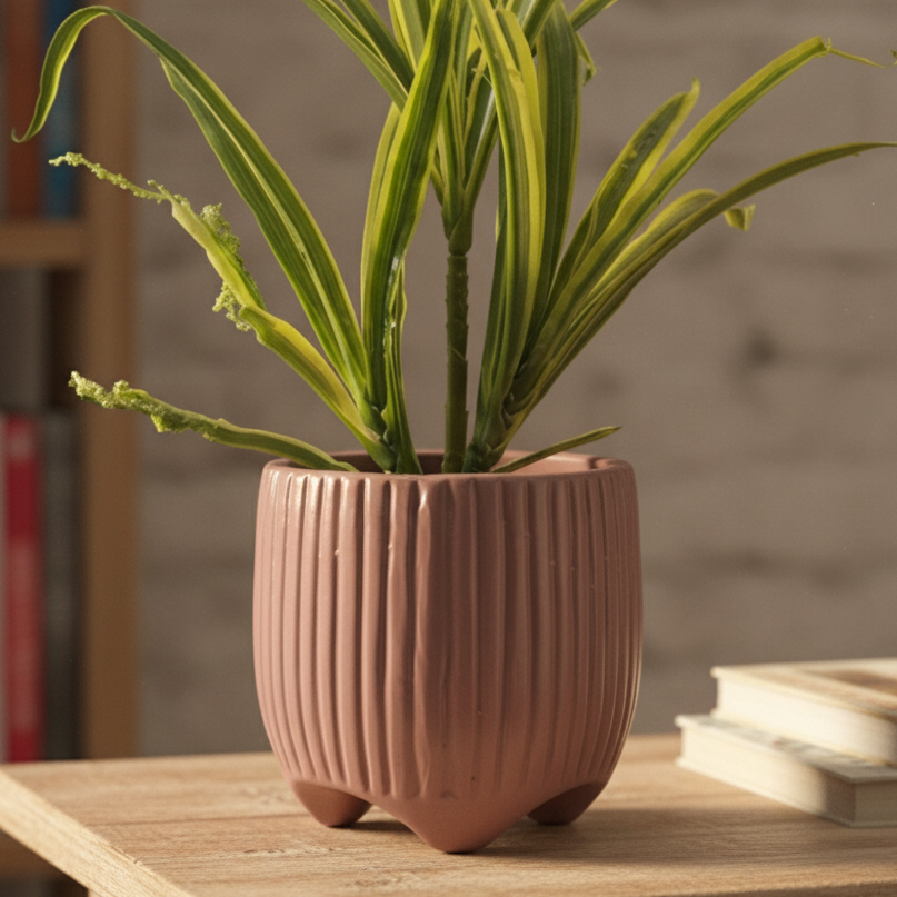 Midnight Warli Terracotta Planter