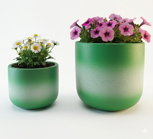 Horizon Gradient Terracotta Planter Set
