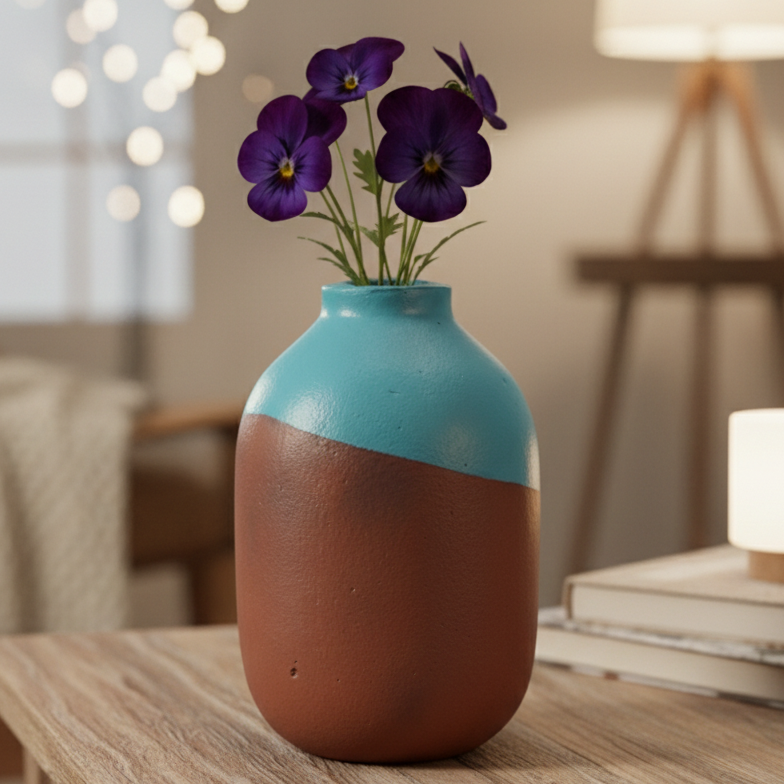 Midnight Rain Terracotta Planter