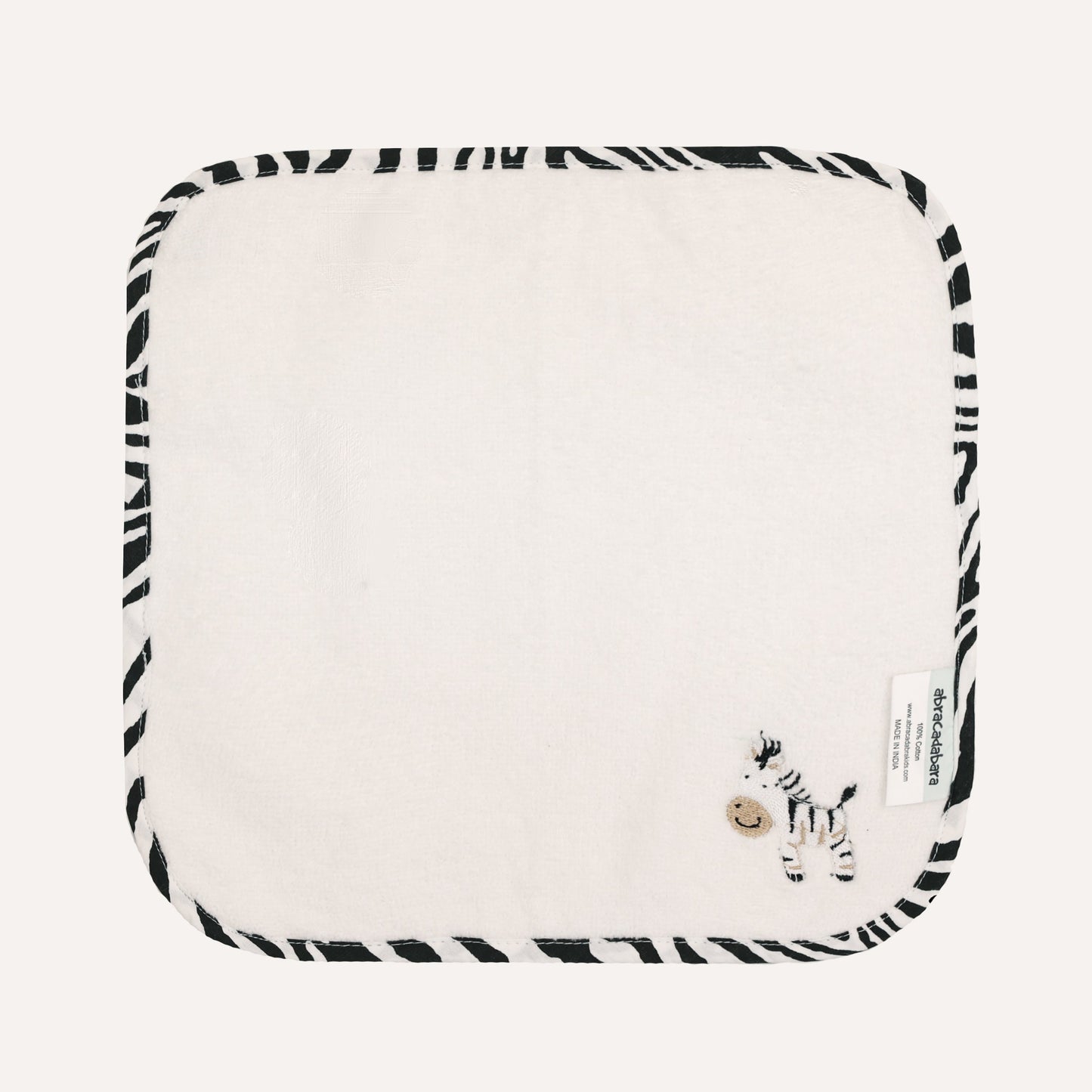 Abracadabra Zebra Hooded Towel & Face Washers Set