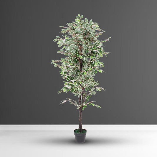 Artificial Ficus Plant – Lifelike Faux Tree for Home and Office Décor (70.87-Inch)