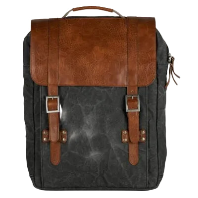 Flap Backpack Bag For Men & Women – Black