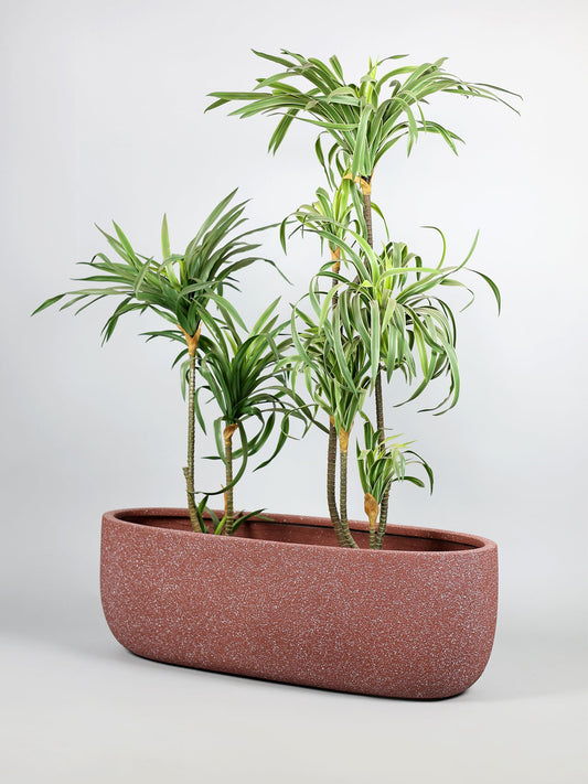 Boat Terracotta Granite Fiberglass Planter