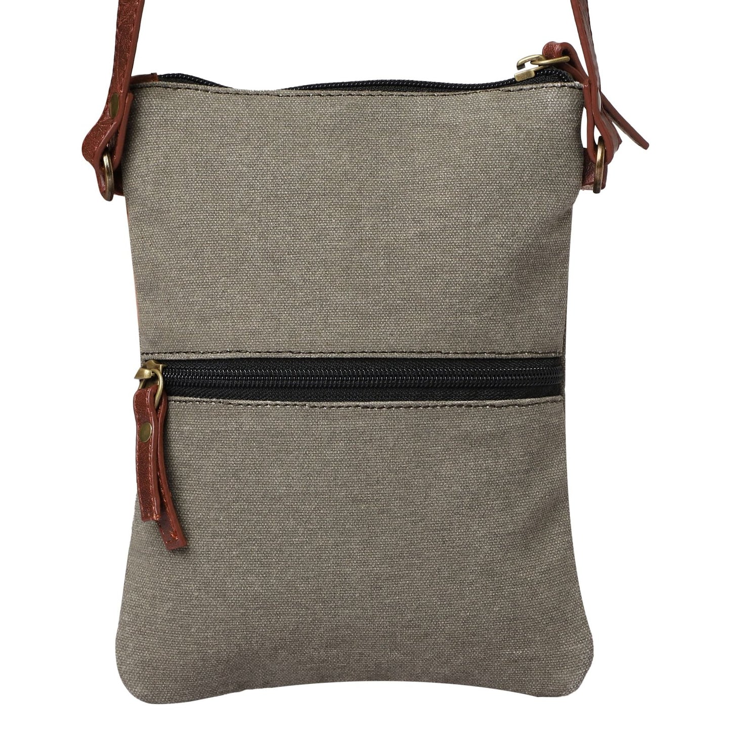 Artaflora – 100% Cotton Canvas Small Sling Crossbody Bag with Stylish Design for Women