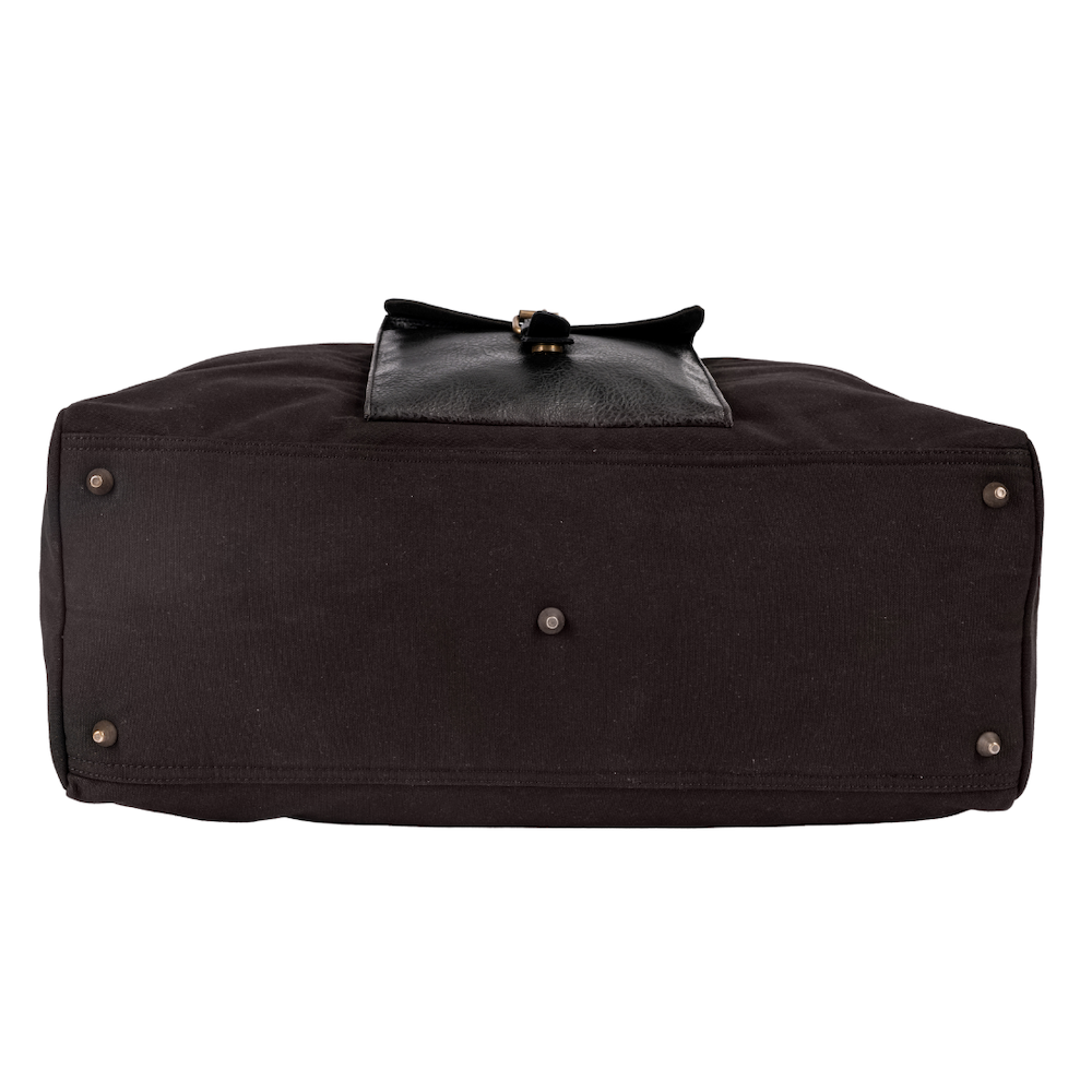 Cord Duffle Bag For Men & Women – Black
