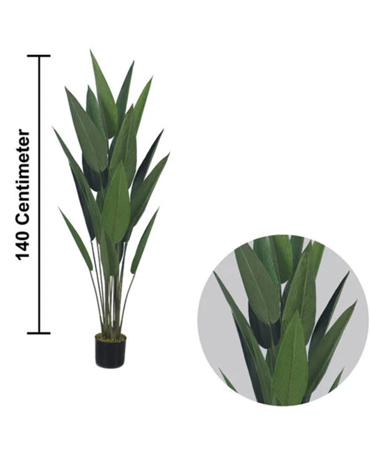 Premium Artificial Paradise Plant | 55.12″ Faux Birds of Paradise Decor