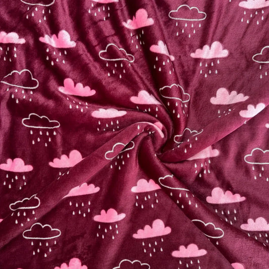 Luxury Reversible Flannel Sherpa Blanket Cloud Nine