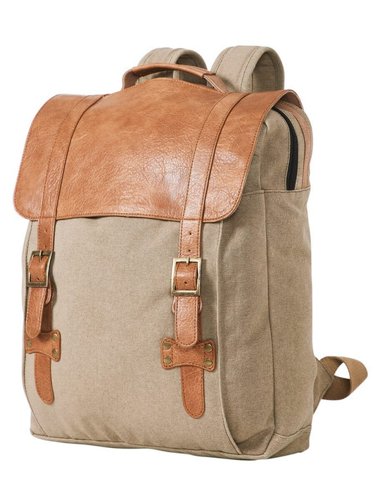 Flap Backpack For Men & Women – Brown