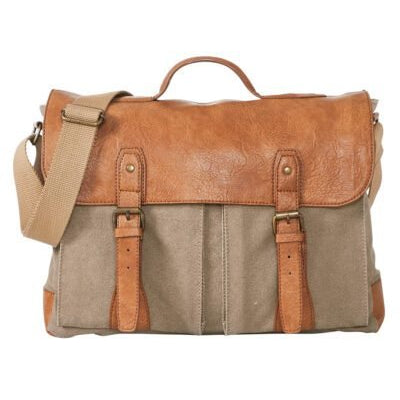 Flap Messenger Laptop Bag for Men & Women – Brown