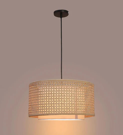 Handcrafted Bamboo Rattan Pendant Light Anahita