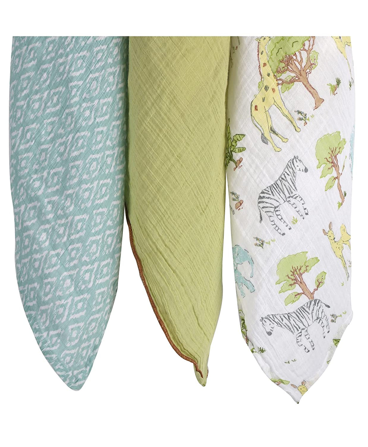 Muslin Swaddles – Set of 3 Savanna