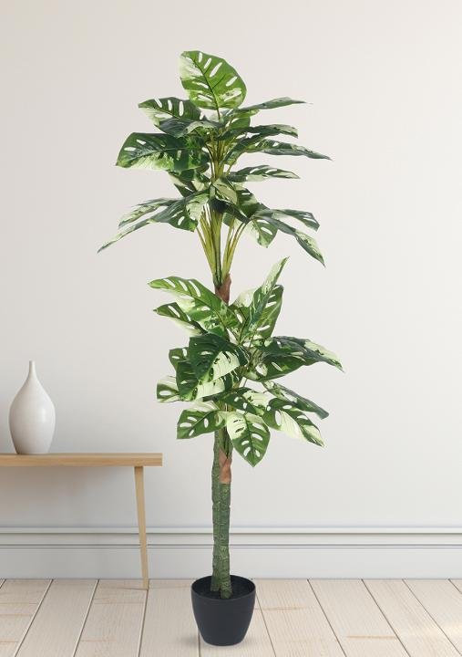 Large Artificial Monstera Plant 57″ – Premium Faux Tropical Decor for Home And Office