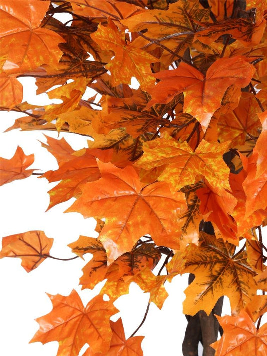 Artificial Maple Leaf Plant – 49″ Faux Plant for Home & Office Decor