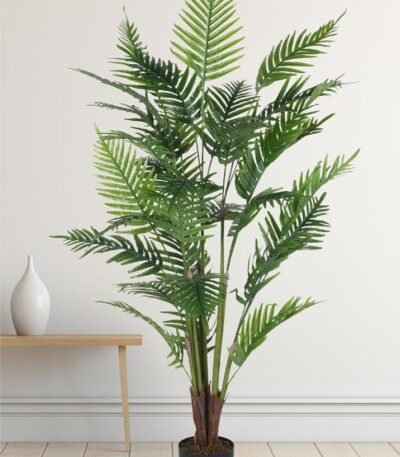 Artificial Areca Plant 53″ – Low Maintenance Tropical Decor for Home And Office
