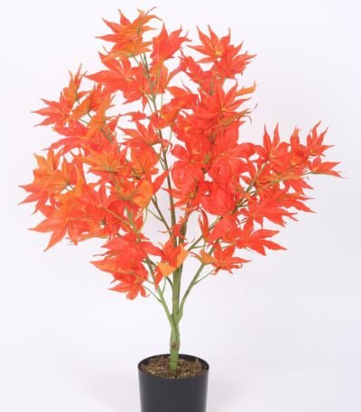 Artificial Maple Plant – Lifelike Autumn Accent 31″ |Home Decor, Office Decor