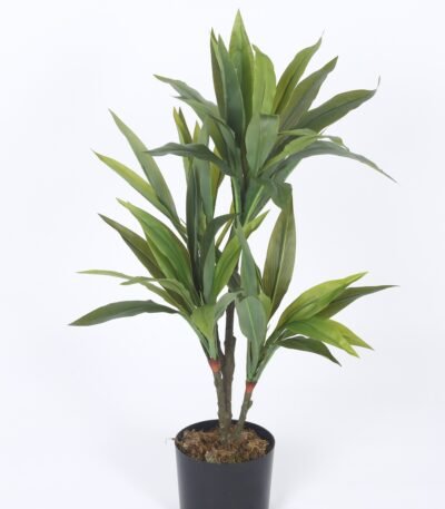 Faux Green Dracaena Plant – 29-Inch Artificial Dracaena for Home and Office Decor”
