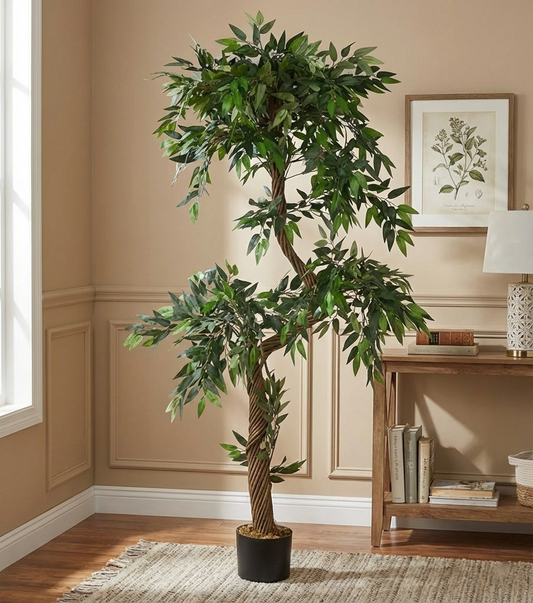 Ficus Artificial Tree 72″| Realistic Indoor Faux Plant
