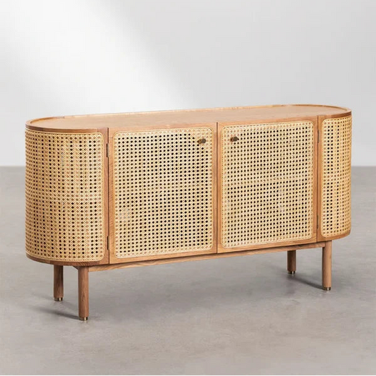 Aashna Handmade Rattan Wood Sideboard