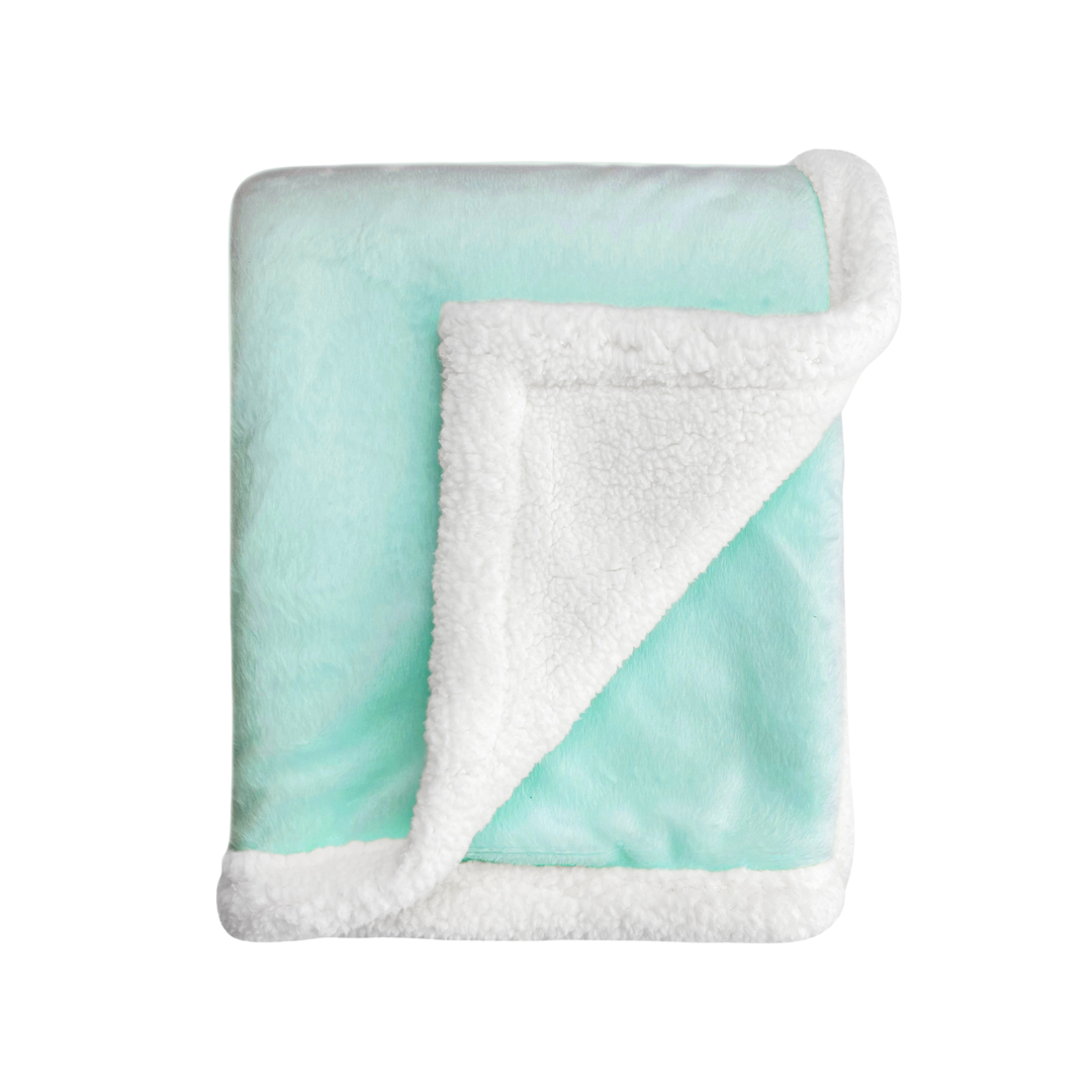 Abracadabra Luxury Chamois & Sherpa Blanket