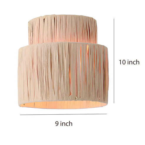 Anaisha Handcrafted Raffia Hanging Light